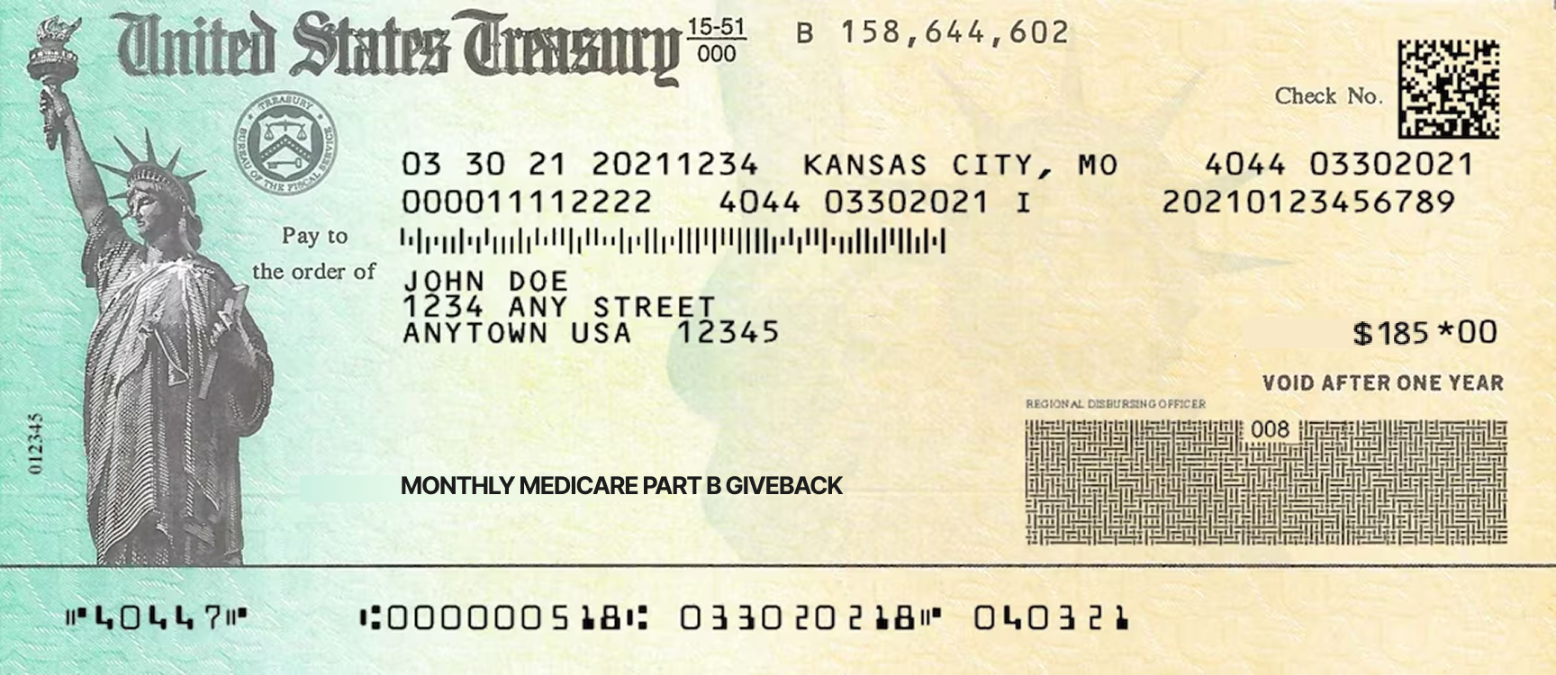 $185 Monthly Social Security Bonus